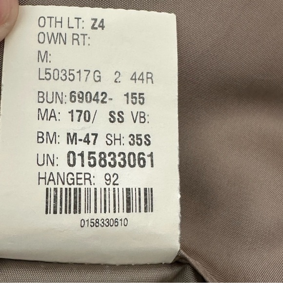 LAUREN Ralph Lauren Houndstooth Wool Cashmere Blend Blazer Jacket 44R. - Picture 5 of 8